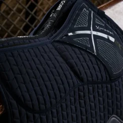 LeMieux - Tapis de dressage Pro Sorb Plain 2 Square marine