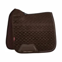 LeMieux - Tapis de dressage Crystal Suede Square marron