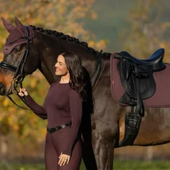 LeMieux - Tapis de dressage Square Essence damson