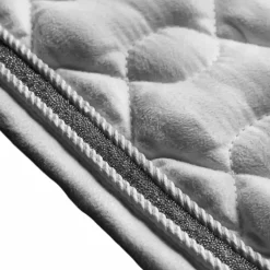 LeMieux - Tapis de dressage Crystal Suede Square blanc