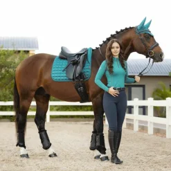 LeMieux - Tapis de dressage Loire Memory Satin vert