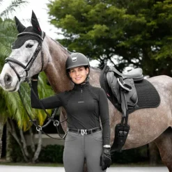 LeMieux - Tapis de selle Pro Sorb Plain 2 Square noir