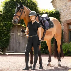 LeMieux - Tapis de selle Puissance Suede Close Contact Square noir