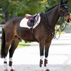 LeMieux - Tapis de selle Pro Sorb Plain 2 Square blanc