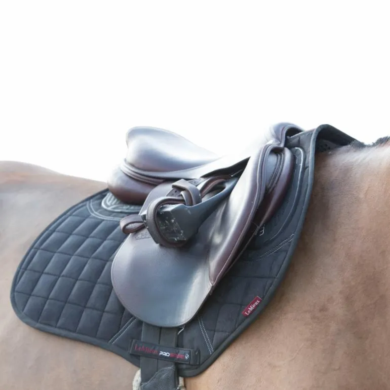 LeMieux - Tapis de selle Square X-Grip Silicone EuroJump noir