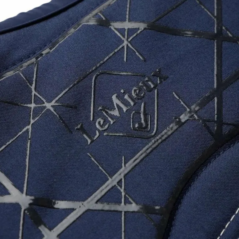 LeMieux - Tapis de selle Square Soft Shell anti glisse marine