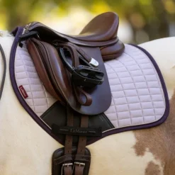 LeMieux - Tapis de selle Square en suédine lilac