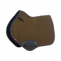 LeMieux - Tapis de selle Square en suédine Alpine kaki/ marron