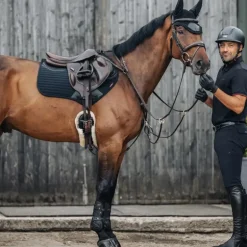 LeMieux - Tapis de selle Square Soft Shell anti glisse noir