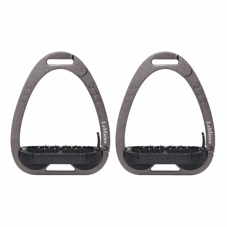 LeMieux - Étriers compensé Vetor Balance Carbon gris