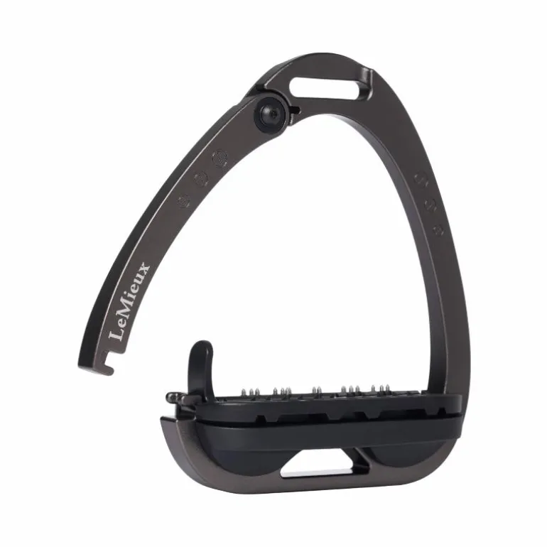 LeMieux - Étriers compensé Vetor Balance Carbon gris