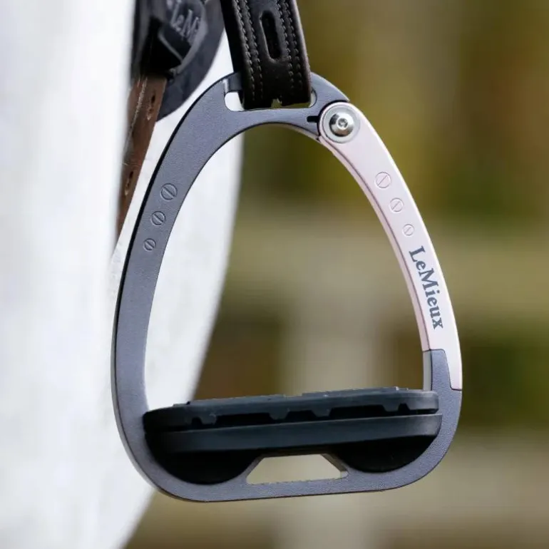 LeMieux - Étriers de sécurité Vector Balance Junior rose gold