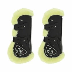 Norton - Guêtres cheval XTR à boutons mouton noir x2