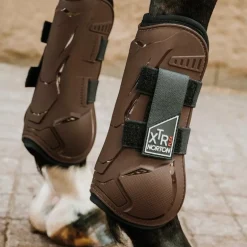 Norton - Guêtres ouvertes XTR Flex Velcro marron