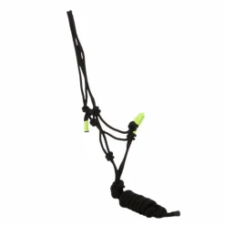 Norton - Licol éthologique et longe Fun colour noir/vert