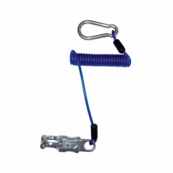 Norton - Longe d'attache anti-renard à ressort bleu