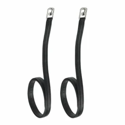 Norton - Étrivières synthétiques doublées noir