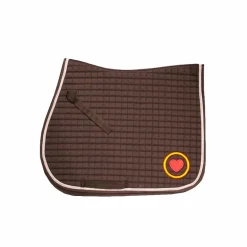 OHLALA - Tapis de selle Girly noir/ argenté logo OHLALA