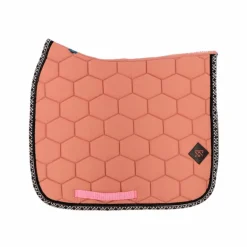 Oxxer - Tapis de dressage Monogramme vieux rose