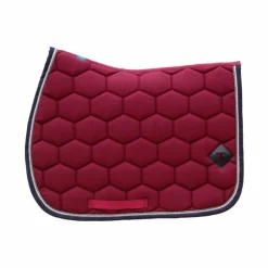 Oxxer - Tapis de selle Monogramme bordeaux