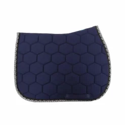 Oxxer - Tapis de selle Monogramme marine/ noir