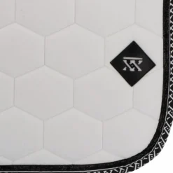 Oxxer - Tapis de selle Monogramme blanc/ noir