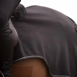 Paddock Sports - Couvre-reins polaire Diagonal noir