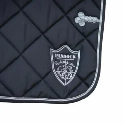 Paddock Sports - Tapis de selle prems écusson noir