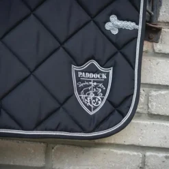 Paddock Sports - Tapis de dressage prems écusson noir