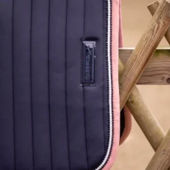 Paddock Sports - Tapis de selle Verticali marine/rose