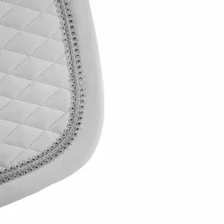 Pénélope - Tapis de dressage Calisson blanc/ blanc