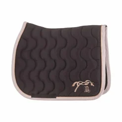 Pénélope - Tapis de selle Diamant noir/ blanc/ rose gold