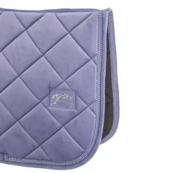 Pénélope - Tapis de selle New Strass bleu gris