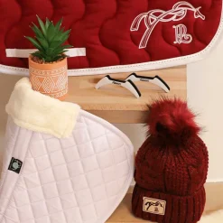 Riding World - Amortisseur pour chevaux blanc