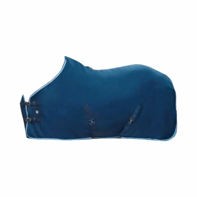 Riding World - Chemise polaire avec sur-sangles croisées marine 240g