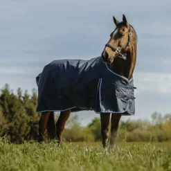 Riding World - Couverture d'extérieur Eco 600D marine 50g