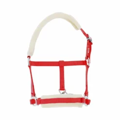 Riding World - Licol foal synthétique Mouton rouge