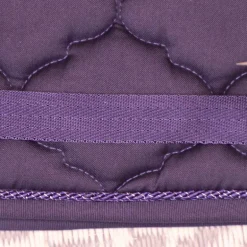 Riding World - Tapis de selle Rope marine