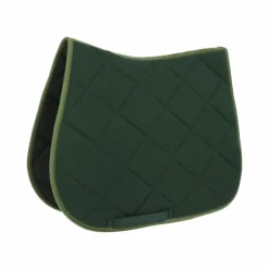 Riding World - Tapis de selle Essentiel vert foncé