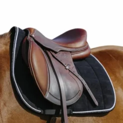 Riding World - Tapis de selle Corduroy noir