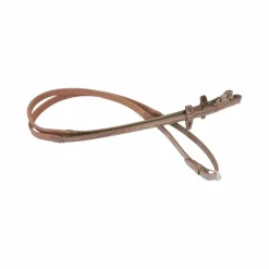 Signature by Antarès - Rênes caoutchouc cuir 5/8 16mm havane