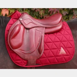 Tacante - Tapis de selle Excel-Anse mixte bordeaux