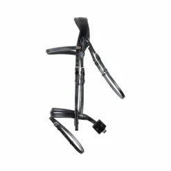 TdeT - Bridon et rênes têtière anatomique Matisse noir/noir