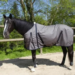 TdeT - Chemise en coton noir/ gris