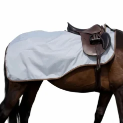 TdeT - Couvre-reins imperméable doublé poly-coton gris/ orange 0g