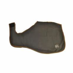 TdeT - Couvre-reins polaire gris et orange 260g