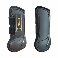 TdeT - Guêtres ouvertes Design noir x2