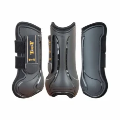 TdeT - Guêtres ouvertes Design noir x2