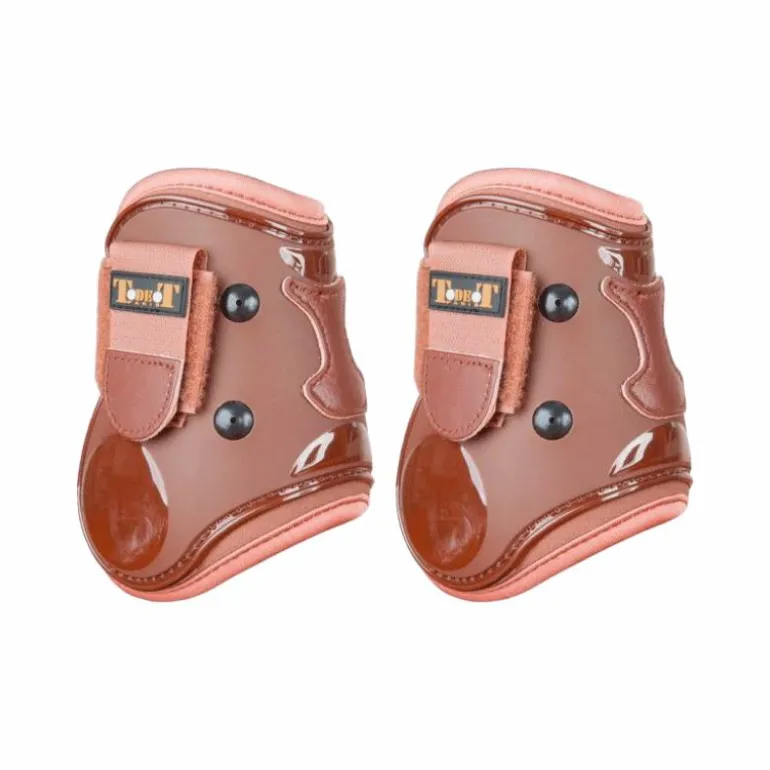 TdeT - Protèges boulet coque et cuir marron