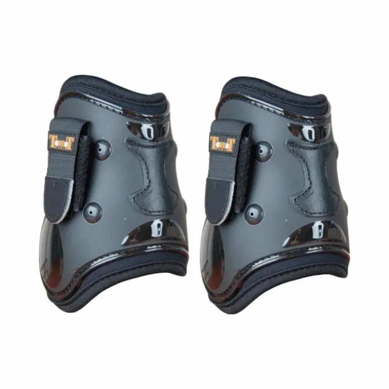 TdeT - Protèges boulet coque et cuir noir